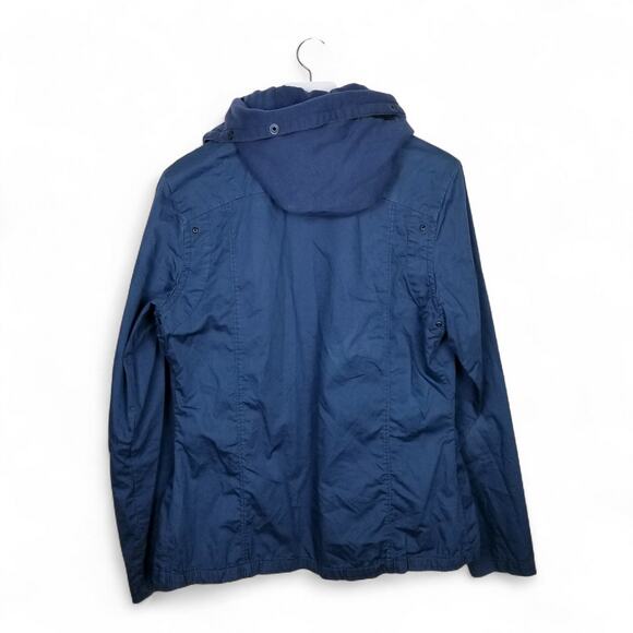 G-STAR Raw Denim ROSS Hooded Overshirt Jacket Navy Blue - Large - Picture 4 of 8